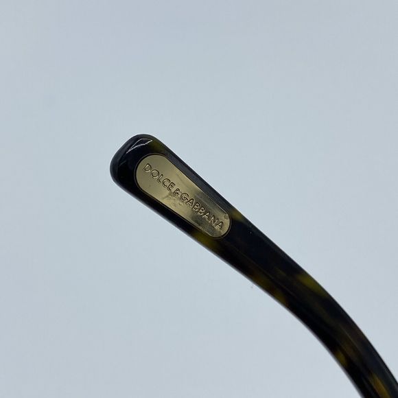 Dolce & Gabbana Cateye Sunglasses Y2K Rare Havana Tortoise Shell Gold DG4141-A - Picture 10 of 16